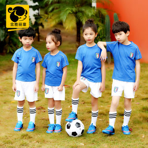 【儿童足球服套装男女童装图片】儿童足球服套