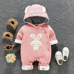 一岁女宝宝冬装套装棉衣加厚婴儿冬季衣服0-1