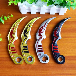 cf武器黄金毒牙双持毒牙 鹰爪刀 穿越火线模型周边礼物玩具不开刃