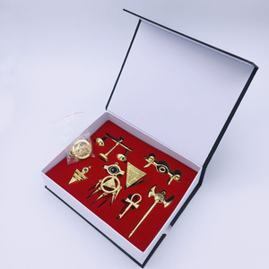 游戏王周边千年七神器全套套装 8款合金属钥匙扣项链小饰品挂件