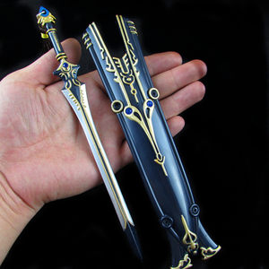 动漫周边 span class=h>剑网 /span>3武器金属模型摆件纯阳雪名剑纯