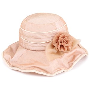 沙滩夏天可折叠韩版帽女士遮阳帽潮真丝太阳帽花朵凉帽盆帽渔夫帽