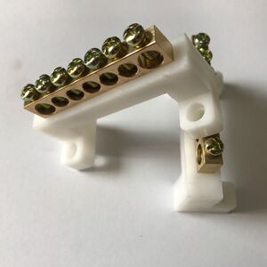 接线端子排 零线排 零地排 5位 十 铜排接地  span class=h>接线排 