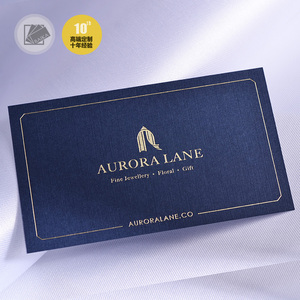 布纹纸名片烫金图片