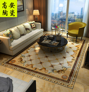 欧式地砖客厅瓷砖图片