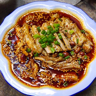 富贵跑山鸡 凉拌菜白切鸡 四川特产私房菜 香辣味 半成品