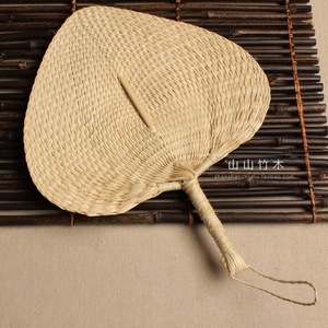 葵扇 团扇 编织 手工 舞蹈 团扇  span class=h>蒲扇 /span> 山山竹木