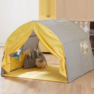 韩国进口儿童室内帐篷床上防风公主游戏屋男孩