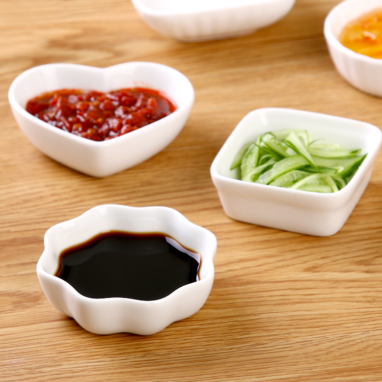 创意陶瓷调味碟日式餐具酱醋调料咸菜小吃碟子醋碟小碟蘸料骨碟