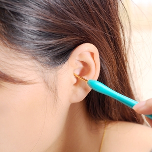 日本进口成人金属耳勺掏耳朵神器采耳工具耳屎清洁器洁耳器耳挖勺