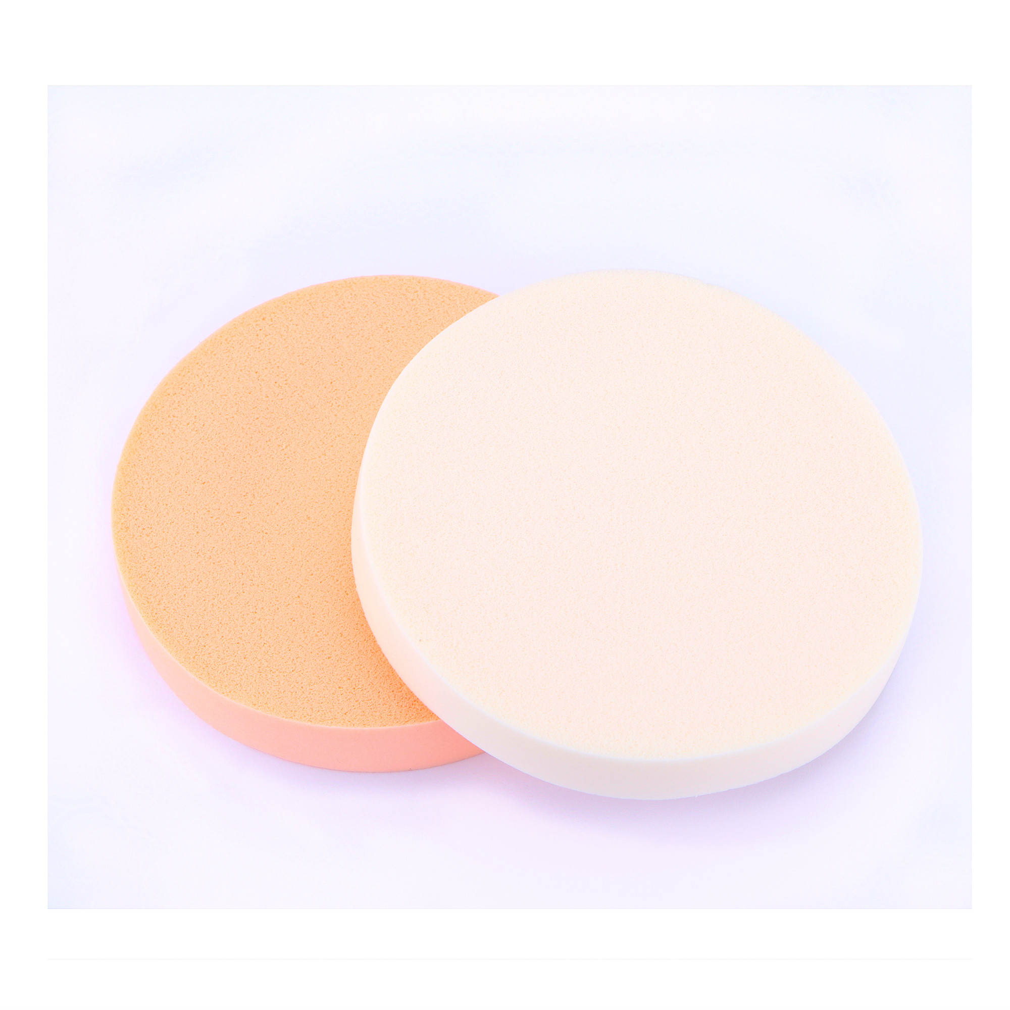 大号圆形美容化妆粉扑 干湿两用海绵 bb霜粉底液 130粉底膏粉底扑