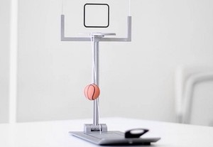 折叠篮球机保龄球足球机办公室桌面游戏创意减