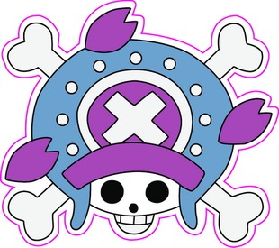 3m灰胶防水 乔巴标志 大号旅行箱贴吉他贴死飞贴背景墙贴纸1356