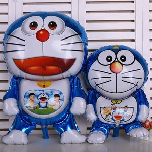 蓝胖子哆啦a梦机器猫铝膜气球大号叮当猫铝箔球生日派对活动装饰
