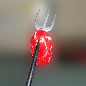 热销全木质古代 span class=h>兵器 /span> 三尖叉 牛魔王 span class