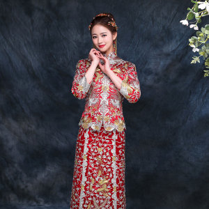 class=h>敬酒服 /span>中式礼服嫁衣旗袍秀禾服古装