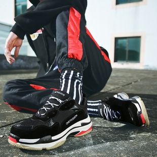 gd权志龙同款黑色小皮鞋春季日系圆头休闲港风男鞋英伦套脚乐福鞋